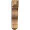 Ekena Millwork Funston Craftsman Rough Sawn Bracket, Western Red Cedar, 6"W x 24"D x 28"H BKT06X24X28FST04RWR - alternate 2